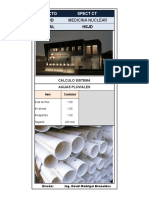 Calculos Sistema Pluvial