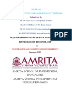 Amrita School of Engineering, Bangalore Amrita Vishwa Vidyapeetham BENGALURU-560035