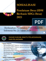 Pendataan Desa (IDM Berbasis SDGs Desa)