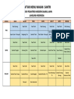 Daftar Menu Makan Santri Ok