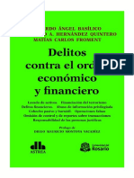 Delitos Contra El Orden Economico y Financiero. 2019. Ricardo Basilico y Otros