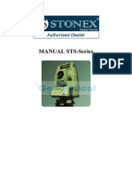 Stonex Manual Estacion Total Serie Sts R Es