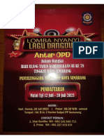 Pemberitahuan Lomba Nyanyi Dangdut Antar OPD