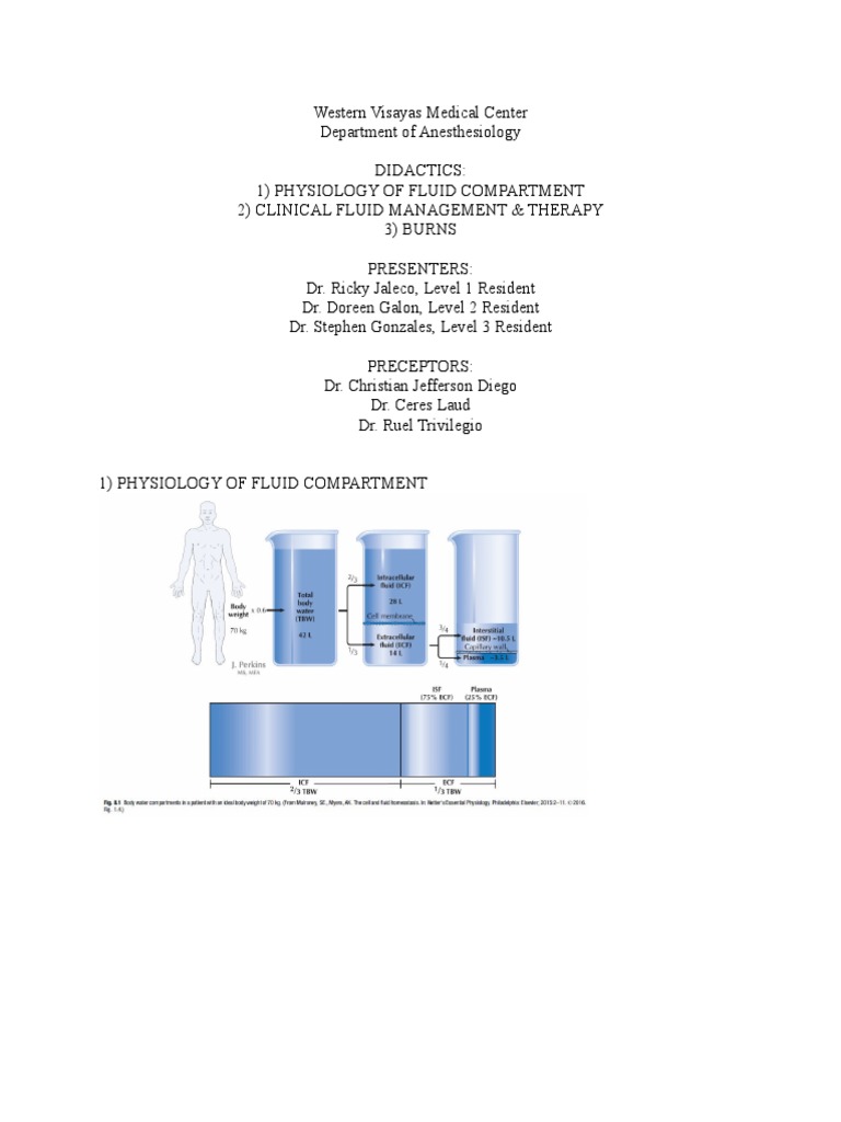 Fluid Burns PDF Tissue (Biology) Medical Specialties