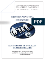 Sindrome Del Guillian Barré - Medicina Preventiva