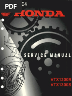 VTX1300 Service 03 04 | PDF