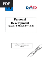 Grade 11-Personal Development-Q1 Module 1