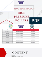 Welding Technology in High Pressure Boilers Final