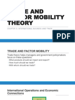 LECTURE 5 Trade and Factor Mobility Theory