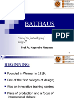 Lecture - Walter Gropius-Bauhaus