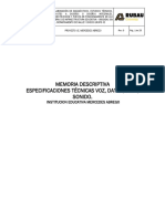 PAF JU O 039 2018@i.e Alfonso Lopez Sede Mercedes Electrico Memoria Descriptiva Especif Vozdatoscctvsonido - Dic - 12 - 2016 1