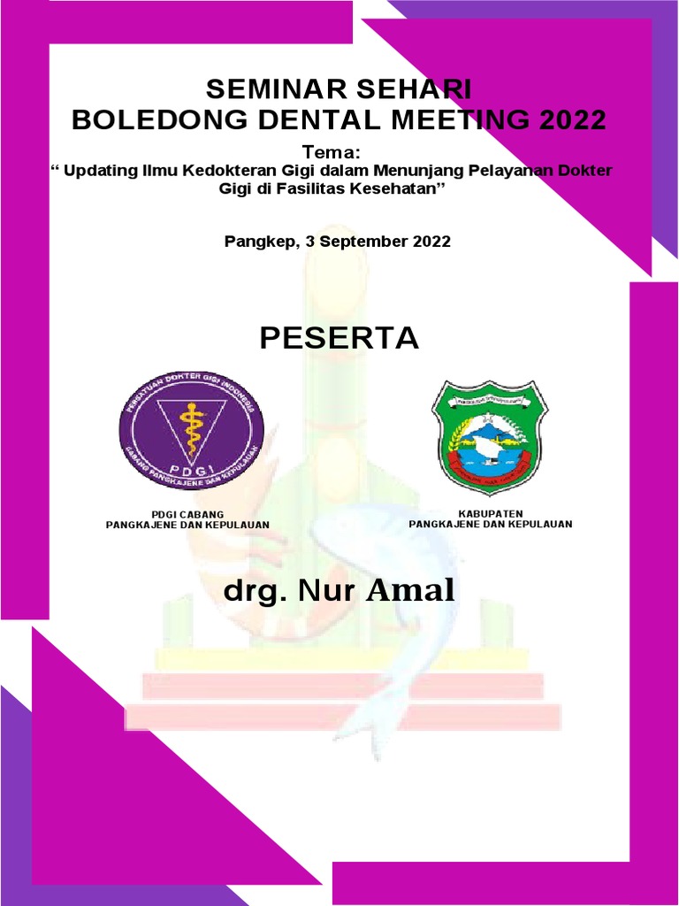 Name Tag Peserta | PDF