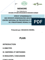 Présentation MEMOIRE Kouacou Morel