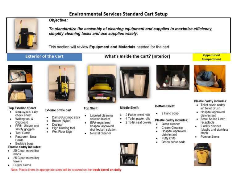 EVS Standard Cart Template PDF Domestic Implements Manufactured Goods