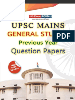 Ebook Upsc Mains Papers (GS 1-4) (2001-2022)