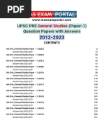 Ias Exam Portal eBook Upsc (Pre) Gs Papers 2012-2023