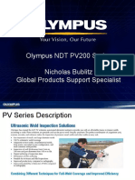 Olympus NDT PV200 Series Nicholas Bublitz Global Products Support Specialist