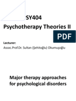 1 PSY404 A General Overwiev To Treatment and Psychotherapies