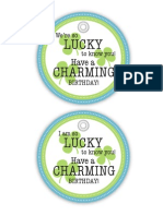 Lucky Charms Gift Tags