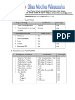 Daftar Perlengkapan PBF