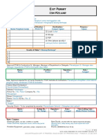 Exit Permit Form - IE