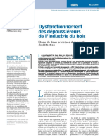 Dysfonctionnement Dépoussiéreur Bois nd2131