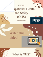 Occupational Health and Safety (OHS) : Ict-Ccs