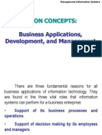 Foundation Concepts:: Business Applications, Development, and Management