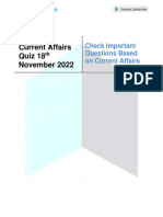 Current Affairs Quiz 18th November 2022 3e0ea8a0