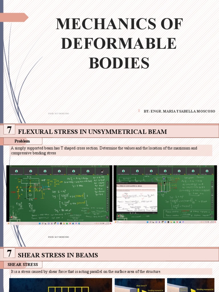 Mechanics of Shear Stress in Beams | PDF