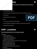 GREP Przykłady