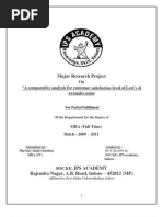 Download A comparative analysis for customer satisfaction level of Levis  wrangler jeans by Digvijay Singh Chauhan SN66050919 doc pdf