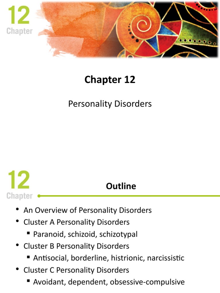 Overview of Personality Disorders | PDF | Personality Disorder ...
