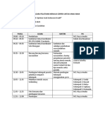 Rundown Acara Pelatihan Menulis Cerpen Untuk Anak