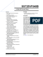 SST25VF040B 4 Mbit SPI Serial Flash Data Sheet 20005051F 1