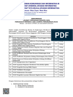 Pengumuman PJLP-Tata Kelola Aptika