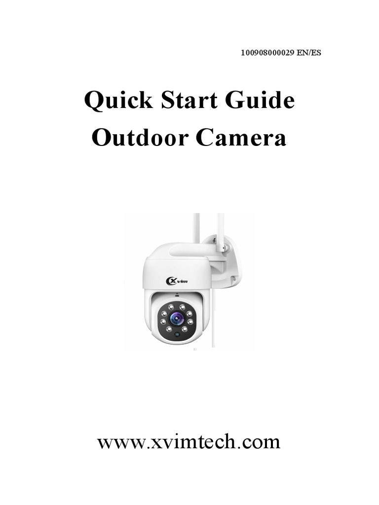 XVIM N2230 Outdoor Camera Manual PDF Wi Fi Computer Hardware