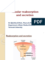 Lec2-Tubular Reabsorption and Secretion