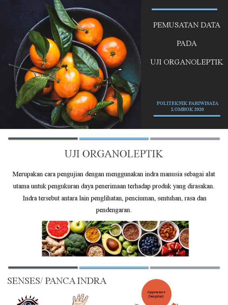 Uji Organoleptik | PDF