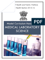 Model Curriculum Handbook-Medical Lab Sciences