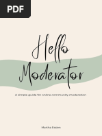 Discord Moderator Application Form | PDF