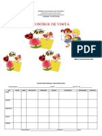 Libreta de Visita Semanal Inicial Fiscal Macrio 2022-23