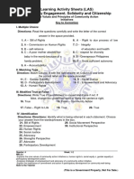 CESC - Q4 - LAS 1 - RTP - Answer Key