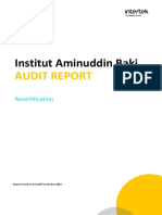 IAB Recert AuditSummaryReport