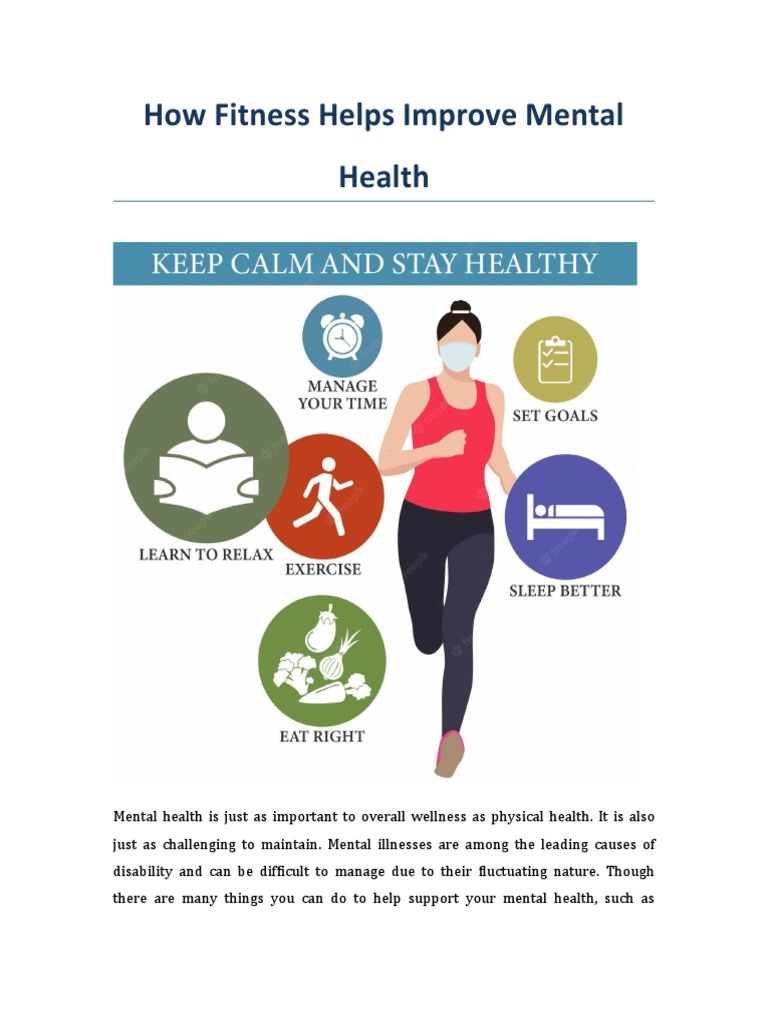 How Fitness Helps Improve Mental Health | PDF | Physical Fitness ...