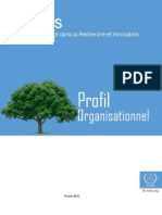 CRES - Profil Organisationnelle 2022