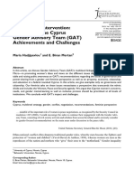 A Multilevel Intervention: The Case of The Cyprus Gender Advisory Team (GAT) Achievements and Challenges