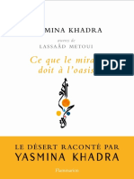 Ce Que Le Mirage Doit à l’Oasis by Khadra Yasmina