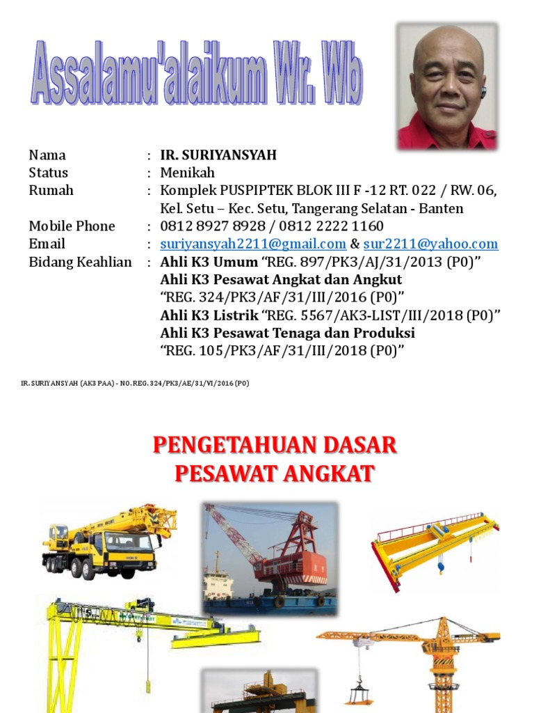 Jenis dan Fungsi Pesawat Angkat | PDF