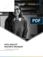 Data Analyst Master's Program